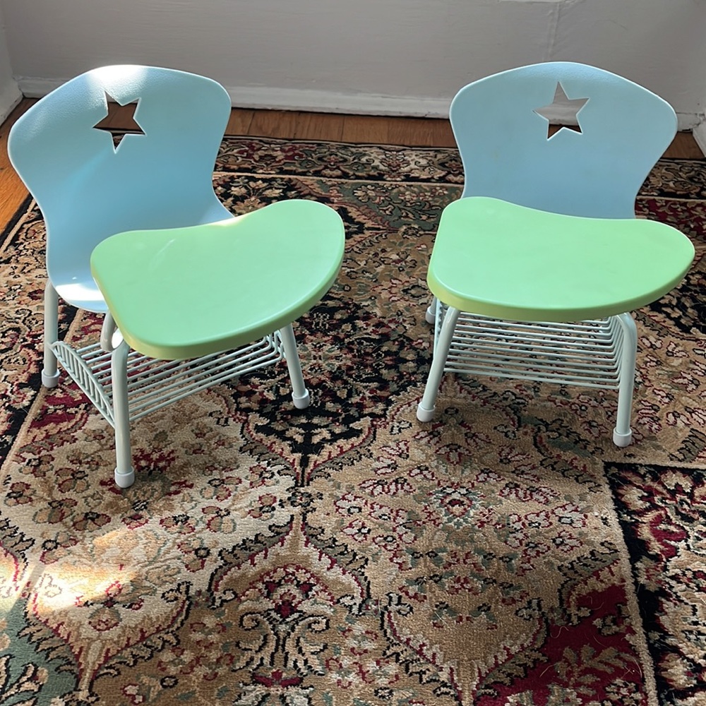 Two American Girl Doll Desk-Chair Combo